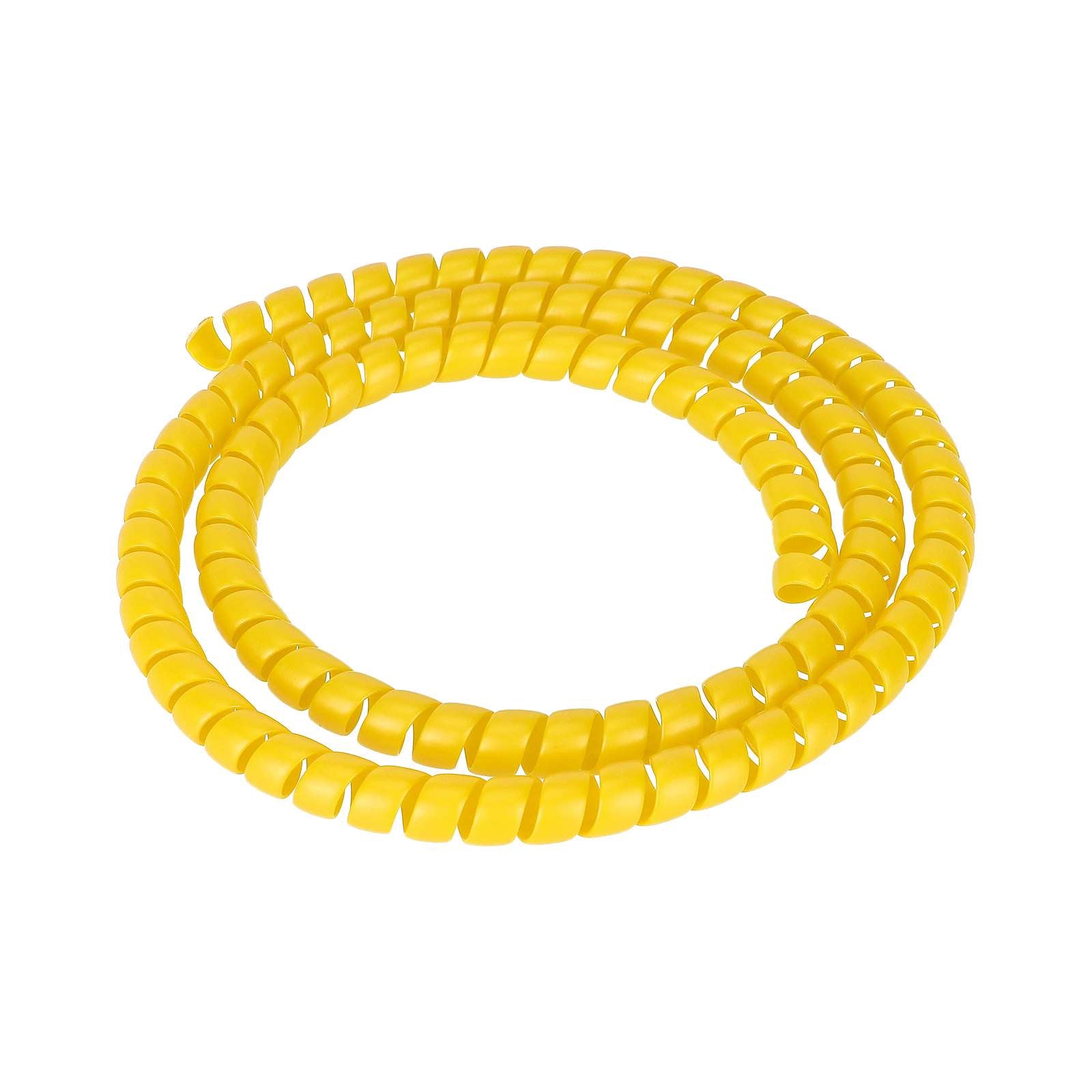 Yellow 8mm 1M windi Winding Protection Line Winding Tube of ZERO 8 10 10X Electronic Scootor DT3 DT thunder KAABO KUGOO NINEBOT Skateboard Compact Parts Cable Protection Sleeve Anti-Bite Tube Protection Sleeve Spiral Wrap Winding Protector Pipe Protection