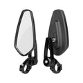 1 Pair Universal Motorcycle Electric Scooter Aluminum Mirrors Handle Bar End 7/8" 22mm Mirrors Handlebar Bar End Mirror Glass CNC Aluminum Motorbike Scooter E-bike Side Mirrors