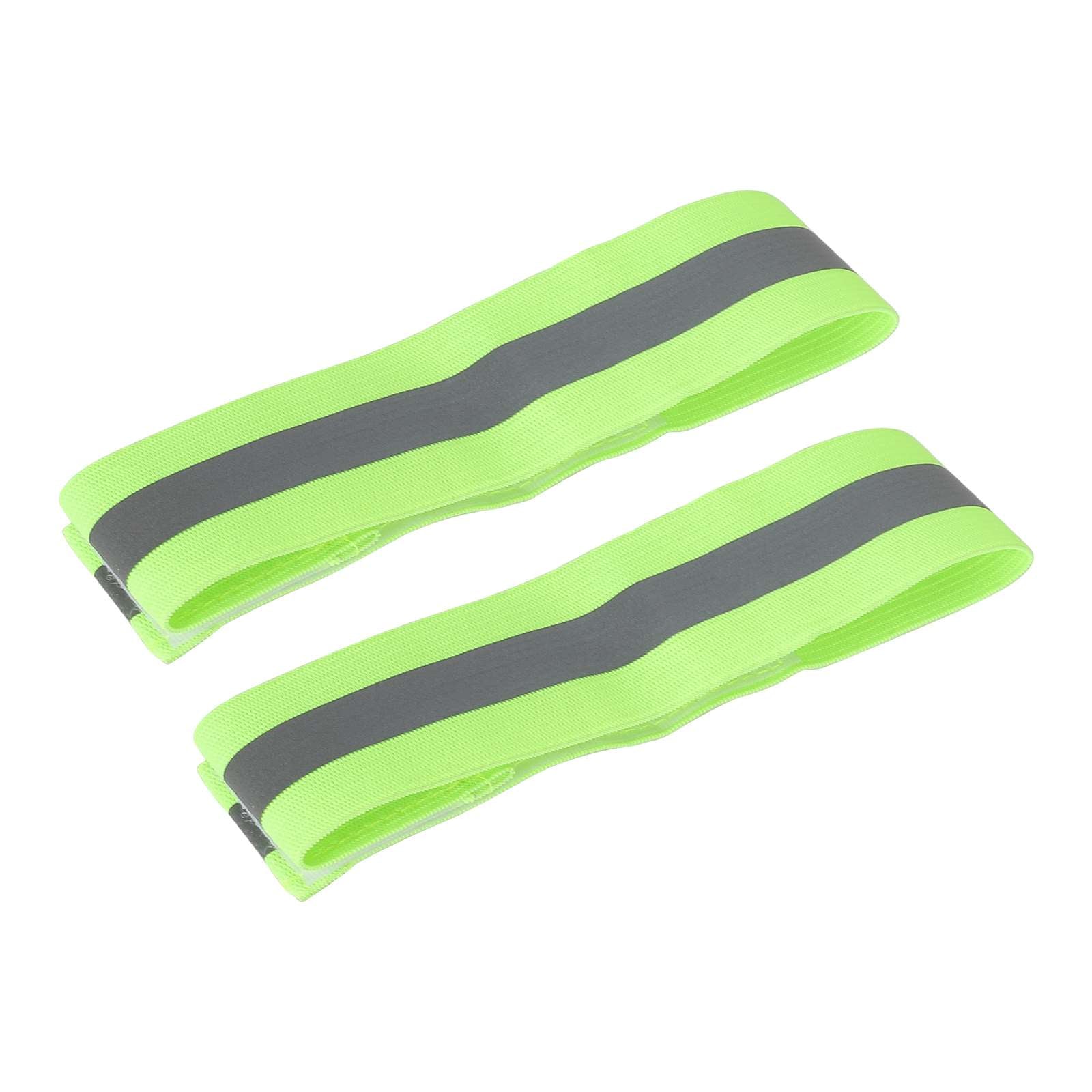 Fluorescent Green 4*1.5cm Long Hair Reflective Hand and Foot Wristbands 1 Pair Reflective Wristbands Safety Protection Multi Color High Brightness Wristbands Foot Wristbands Elastic Band Elastic Wristbands