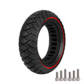 Ulip 10*3/255*80(80/65-6) Solid Tire with Red Circle for 10 Inch Scooters 10*3 255*80 80/65-6 Tires and Speedual Grace 10 Zero 10X Kugoo M4 Pro Kaabo Mantis 10 Kaabo Wolf Warrior Scooters