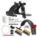 Black Rear Suspension with Fender for Xiaomi 4 pro Scooter Rear Shock Absorber for Xiaomi 4 Pro scooter Upgraded Rear Suspension For Xiaomi 4 Pro Electric Scooter Rear Shock Absorber Accessories With Fender Parts Taillight